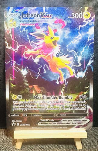 Carta pokemon jolteon vmax - pokemon,