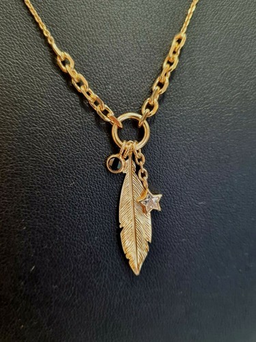 Collana argento925 giallo - in,