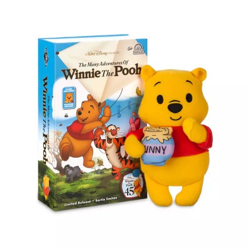 Winnie the pooh vhs plush - winnie,