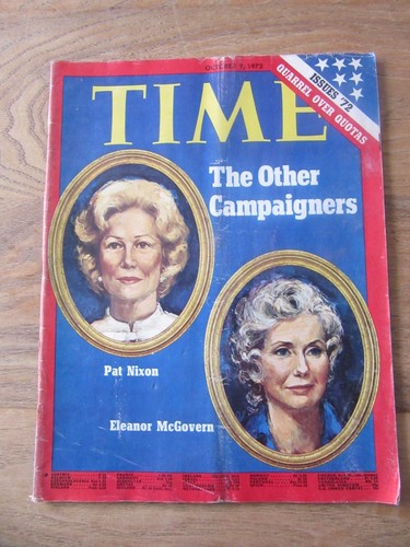 Time magazine 1972 pat nixon - magazine,