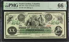Banconota 20 $ 1872 Cr.7 Lo