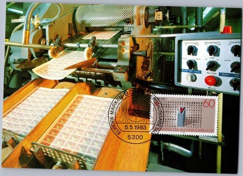 Bund maximumcard bonn 1983 - maximumcard,