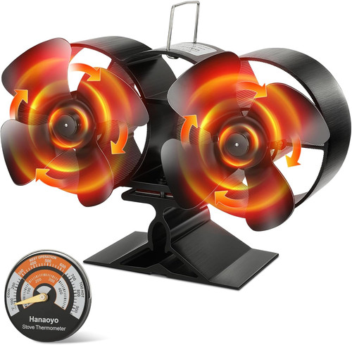 Ventilatore stufa legna con - a,