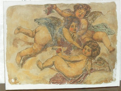 Autentico strappo affresco - autentico,