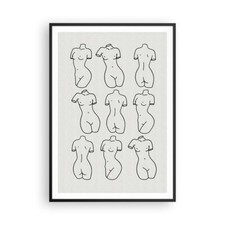 Poster 70x100cm Corpo Donna