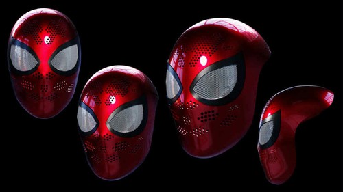 Spiderman faceshell mcu merch - faceshell,