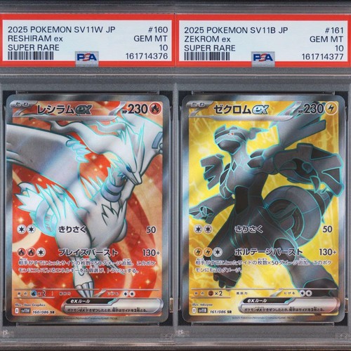 Pokemon zekrom reshiram - ex,