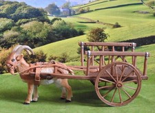 1:24 ELC goat cart leather