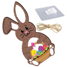 Decorazioni Murali Per Soggiorno Di Legno Dell'uovo Coniglietto