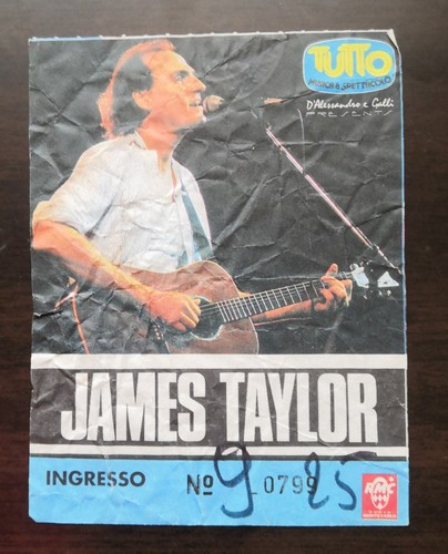 Biglietto concerto james - concerto,