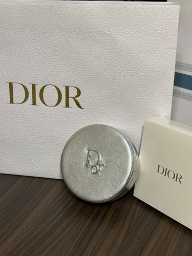 Dior silver round leather - silver,