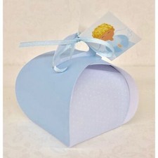 20X Mini cesto carta portaconfetti  biglietto ANGELO CELESTE bomboniera 0R5C