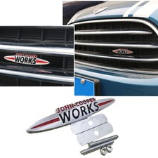 Stemma Griglia Scritta Logo Per MINI COOPER JCW JOHN COOPER WORKS Clubman S G