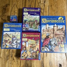 Carcassonne Lotto Gioco Set Base E 4 Espansioni Completi Versione Italiana
