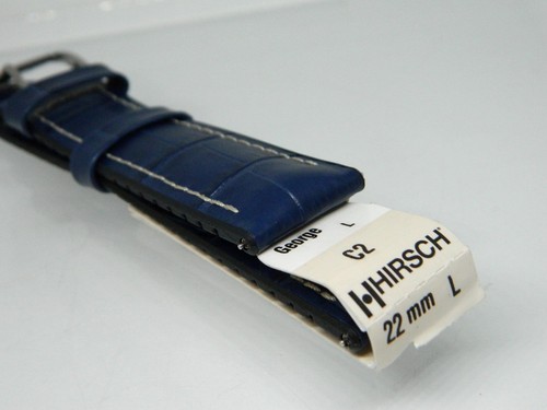 Hirsch 22mm george blue - 22mm,