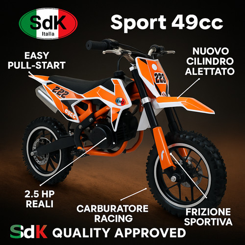 Minimoto cross sport 49cc mini - minimoto,