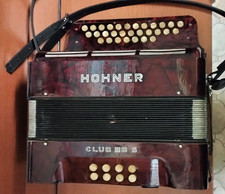 Akkordeon Hohner Club III B S - Tonalità C/F  Diatonica 8 bassi