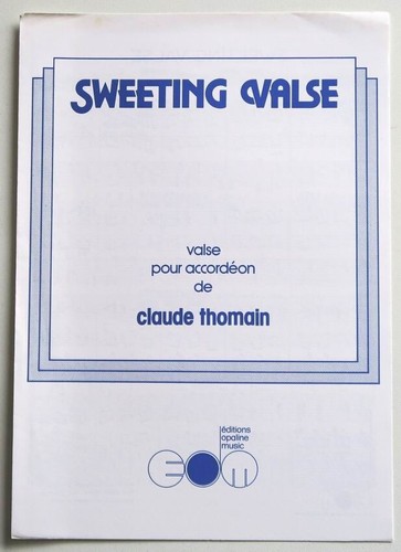 Partition vintage sheet music