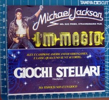 Michael Jackson Giochi stellari  ADESIVO STICKER VINTAGE NEW ORIGINAL