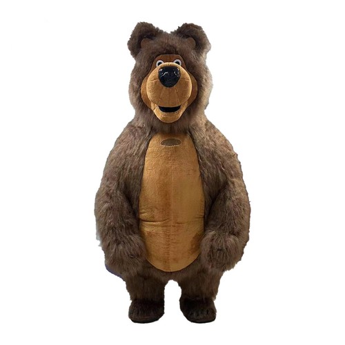 Mascotte orso masha gonfiabile - orso,