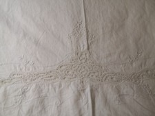 Lenzuolo antico matrimoniale - antico,