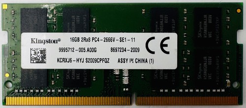 Kingston ram ddr4 2rx8 - kingston,