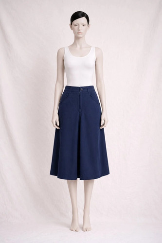 Jupe midi burberry coton - jupe,