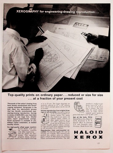 Pubblicità vintage haloid - pubblicità,