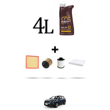 HOFFCAR Kit tagliando 4 FILTRI