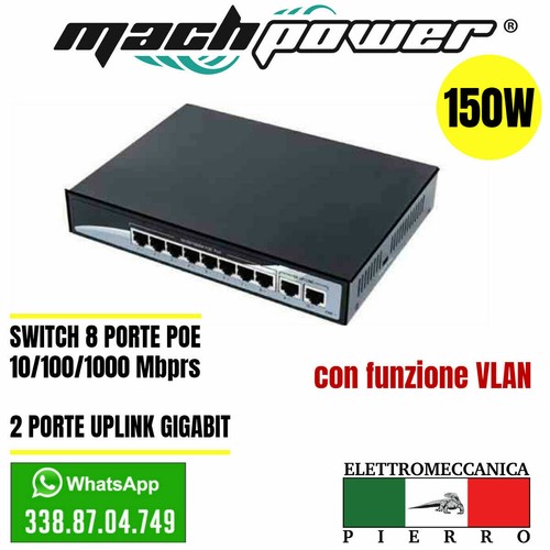 Switch porte poe 100 - porte, 10