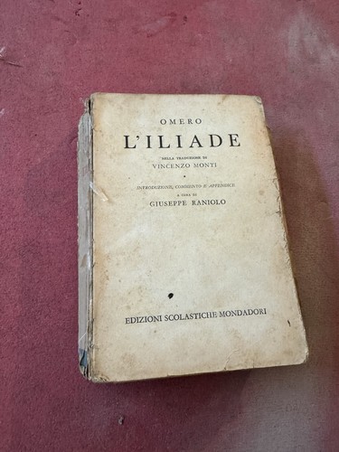 Libro iliade antico - l’iliade,