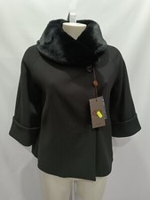 Cappa CMA nera con inserti