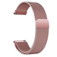 Per Huawei Watch 3/3 Pro Milanese Milanese in acciaio inossidabile (rosa rosa)