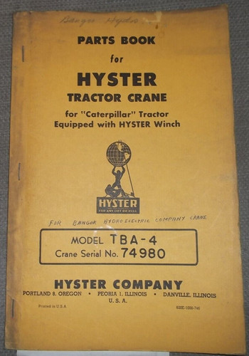 Hyster tba manuale - hyster, tba-4