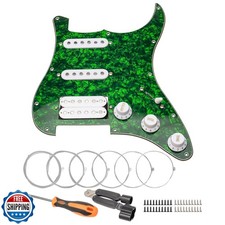 Battipenna chitarra Unxuey 11 fori carico SSH con pickup bianco Humbucker prewir
