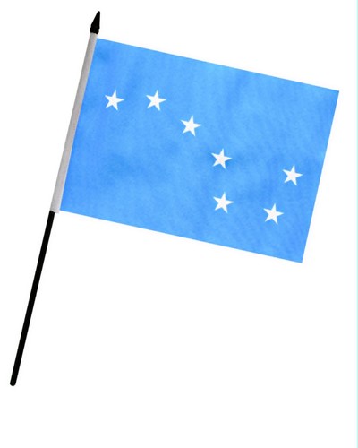 Bandiera mano blu aratro - mano,