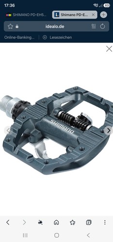 Pedali shimano eh500 - pedali, pd-eh500