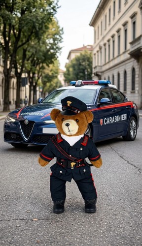 Orso orsetto divisa - orsetto, in