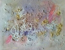 "Corallo" quadro astratto