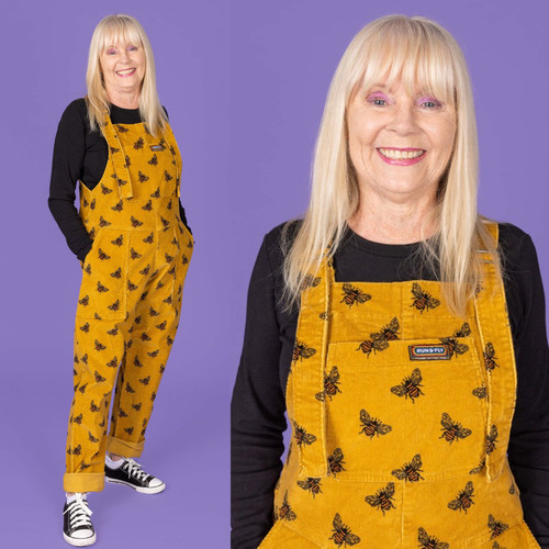 Dungarees velluto coste - in, a