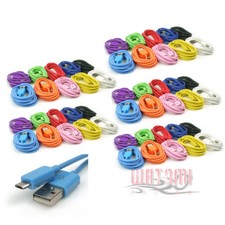 5X 10-COLOR NEW 3FT MICRO USB