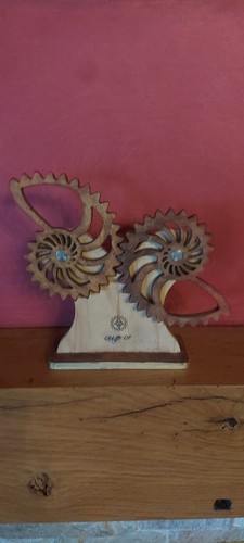 Arte legno dinamica - arte, in