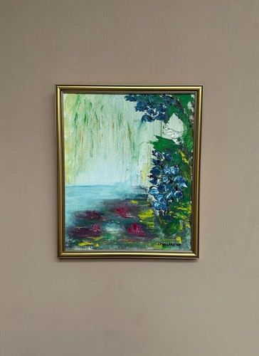 Olio tela metà secolo - tela,