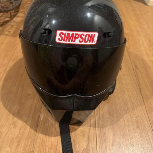 Casco integrale simpson nero - integrale,