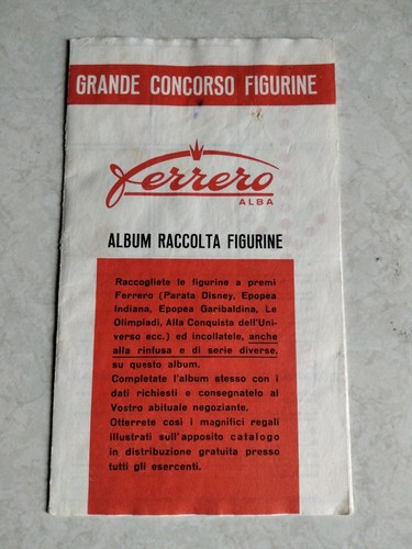 Album figurine ferrero - figurine, vuoto