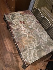 Tavolino Marmo E Onice 