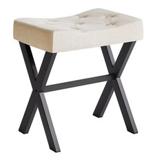 Sgabello Vanity in Lino a