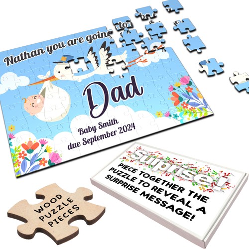 Puzzle legno personalizzato - puzzle, in