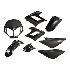 KIT CARENE 8 PEZZI NERO DERBI