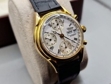 Altanus Chronograph 36mm Automatico Placcato Oro - Day Date automatico ETA 7750